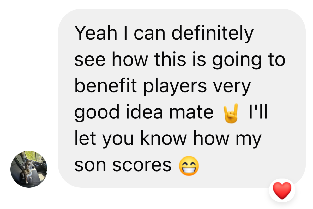 Testimonial from Casey B. about the benefits for players.